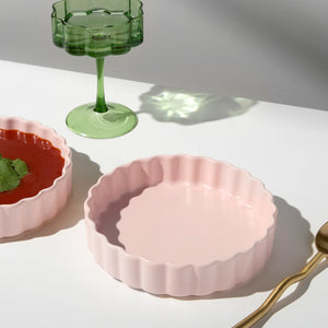 Ceramic Bowl - Set of 2 | Pink | Fazeek