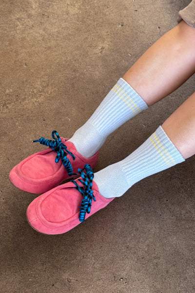 Boyfriend Socks - Pastel Sky | Le Bon Shoppe