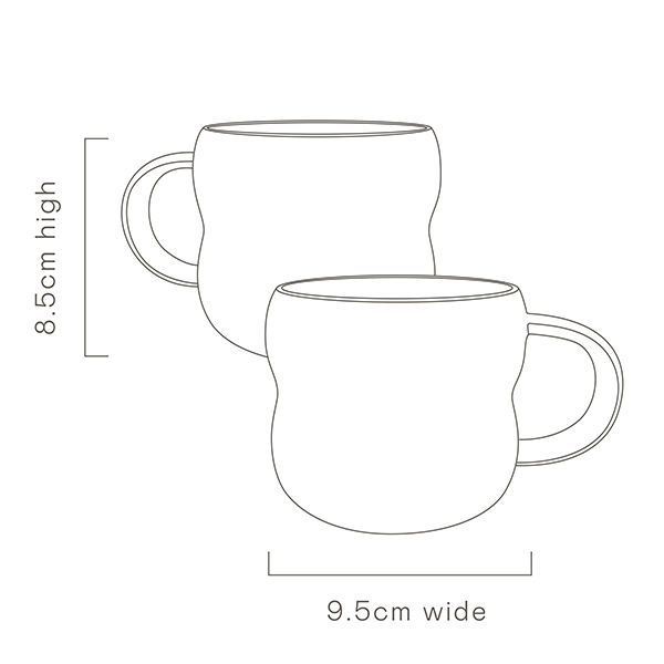 Bushland Mug Set, Wattle | Angus & Celeste