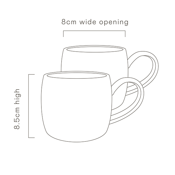 Buttermilk Mugs australian bush blooms | Angus & Celeste