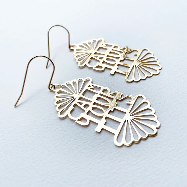 Calm Your Tits Earring | Denzandco | Gold