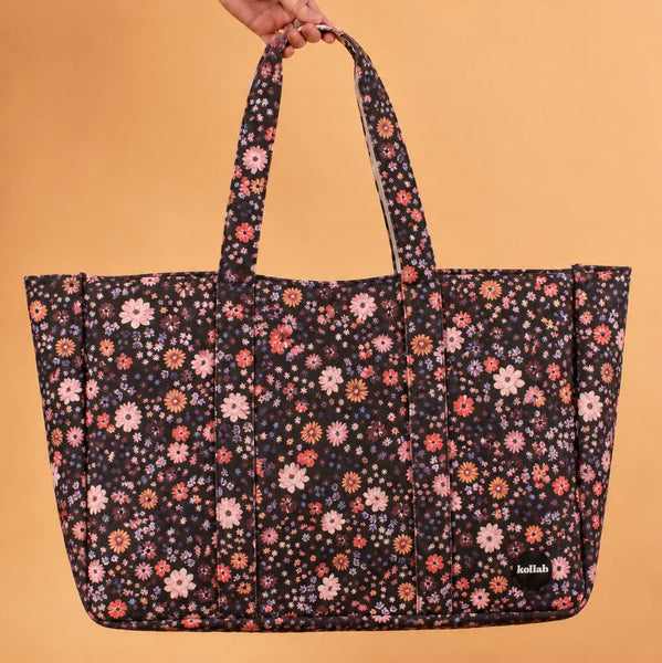 KOLLAB | Carryall Cargo Bag | Mocha Meadow