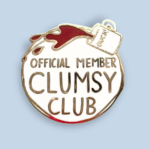 Clumsy Club Official Member Lapel Pin | Jubly-Umph