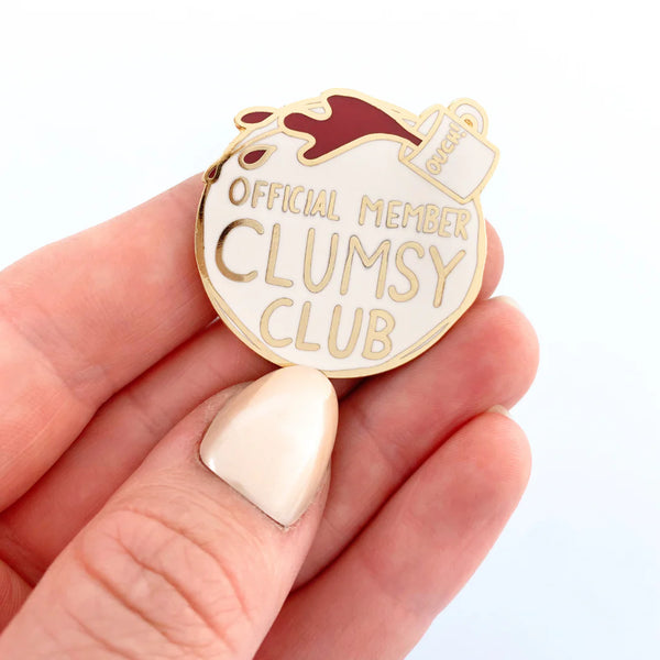 Clumsy Club Official Member Lapel Pin | Jubly-Umph