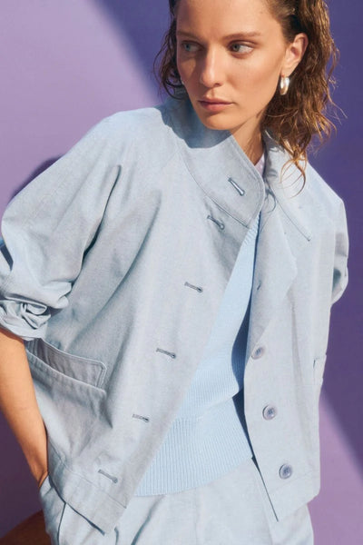 Hanning Jacket - Light Wash | Elk The Label