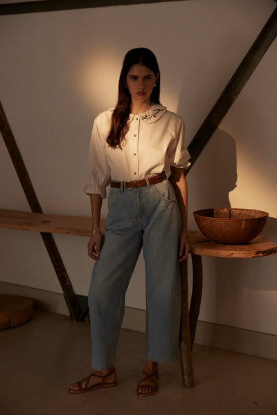 Bella Blouse - WHITE  | Seventy + Mochi