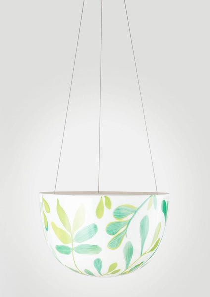 Decorative Hanging Planter | Green Zamia | Angus & Celeste