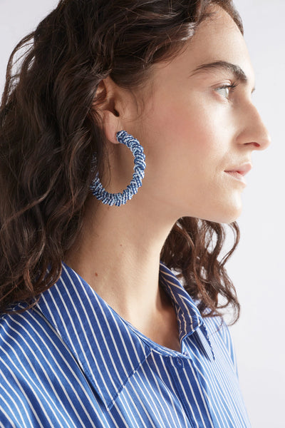 Kailin Cord Earring | Elk The Label | Blue