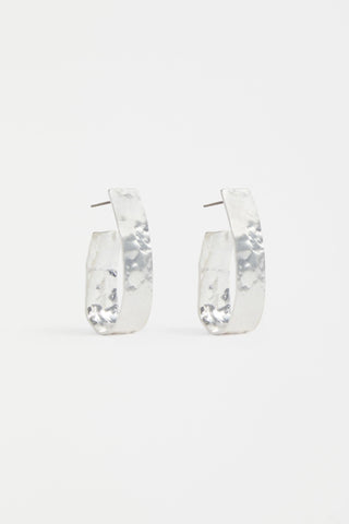 Gild Large Hoop Earring | Elk The Label | SILVER