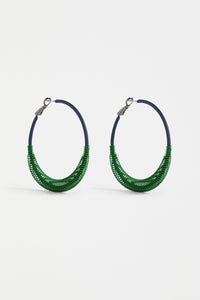 Solf Hoop Earring | Elk The Label | VINE GREEN