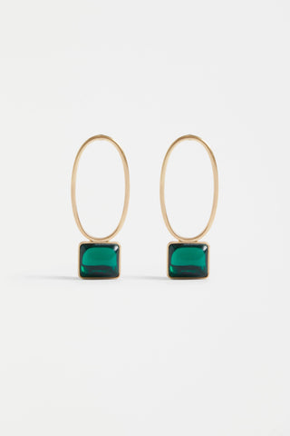 Stal Drop Earring | Elk The Label | EMERALD