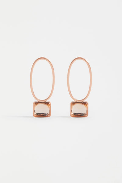 Stal Drop Earring | Elk The Label | CHAMPAGNE