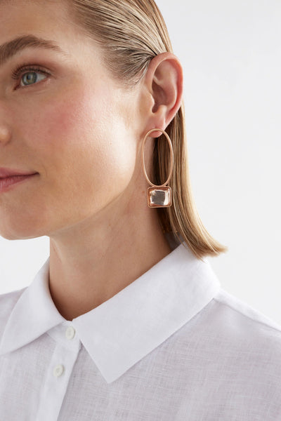 Stal Drop Earring | Elk The Label | CHAMPAGNE