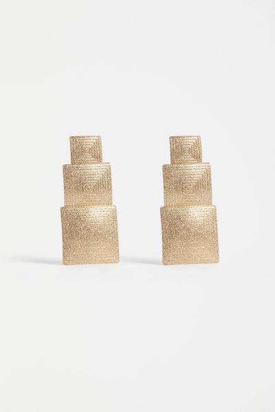 Metri Drop Earring | Elk The Label | Gold