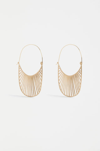 Solsken Large Hoop Earring | Elk The Label | Gold