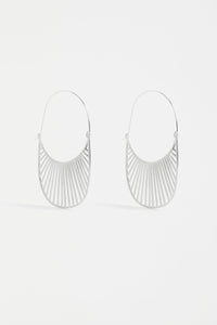 Solsken Large Hoop Earring | Elk The Label | Silver
