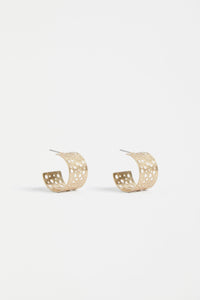 Hulle Tiny Hoop Earring | Elk The Label | Gold