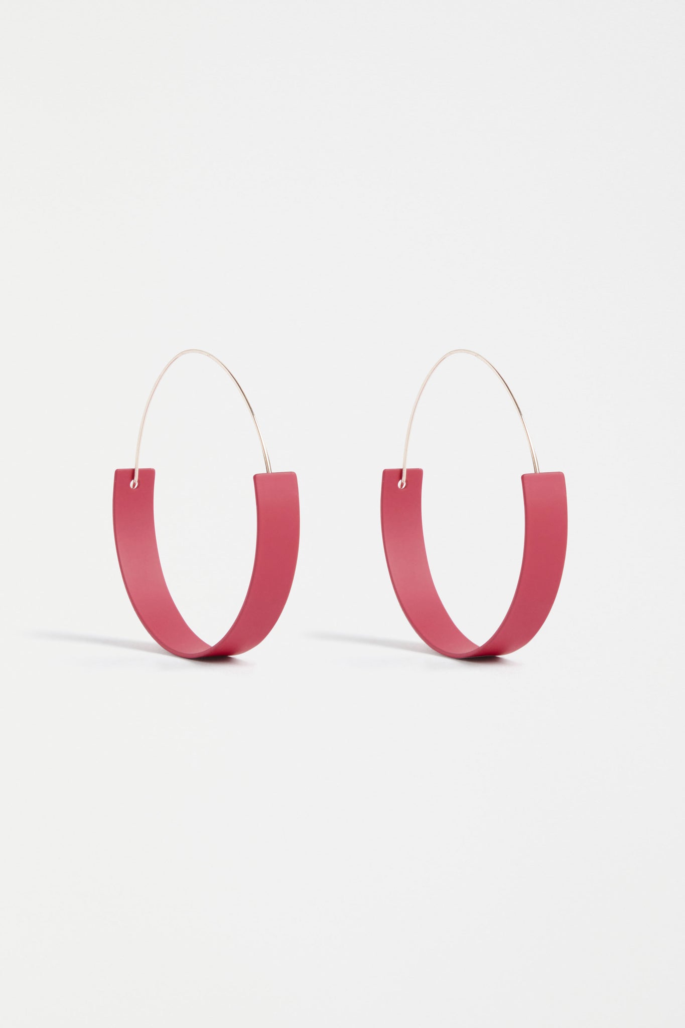 TONA LARGE HOOP Earring | Elk The Label | CORAL