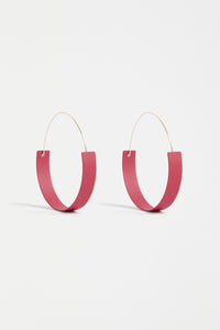 TONA LARGE HOOP Earring | Elk The Label | CORAL