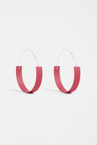 TONA LARGE HOOP Earring | Elk The Label | CORAL