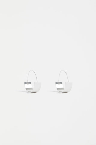 Tona Small Hoop Earring | Elk The Label | Silver