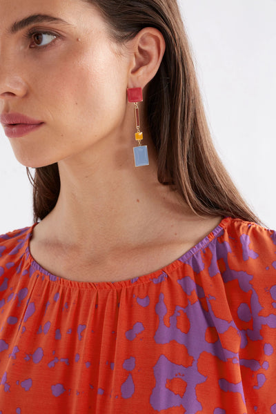 Malin Long Drop Earring | Elk The Label | Periwinkle