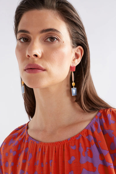 Malin Long Drop Earring | Elk The Label | Periwinkle