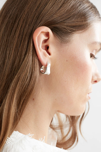 FEVEN SMALL HOOPS Earring | Elk The Label | SILVER