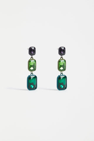 Jule Long Drop Earring | Elk The Label | Teal