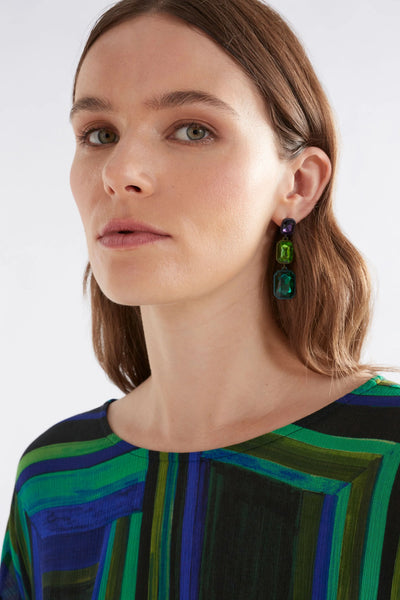 Jule Long Drop Earring | Elk The Label | Red