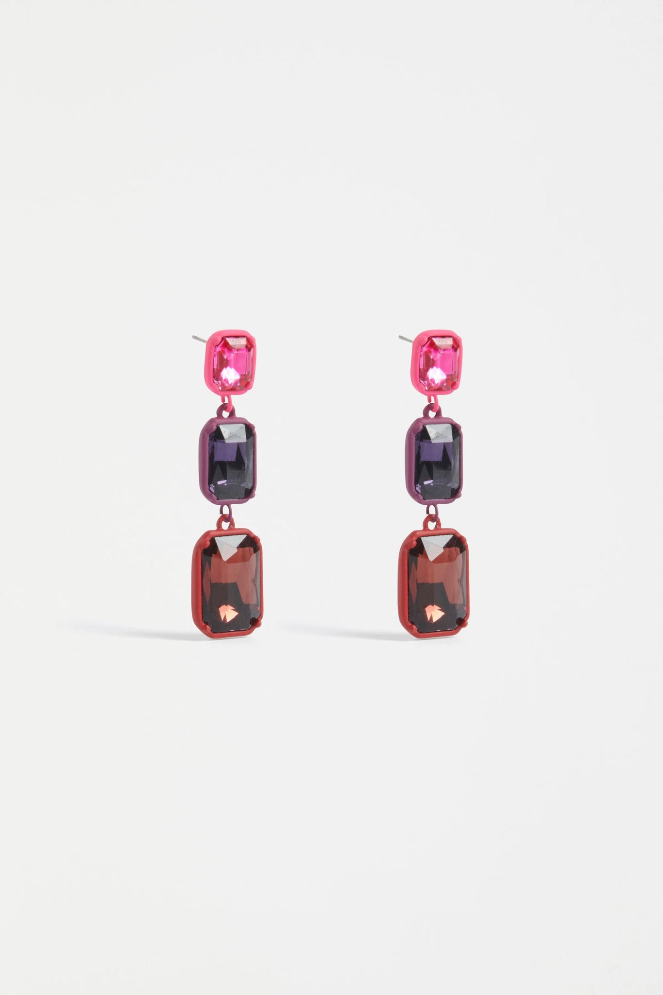 Jule Long Drop Earring | Elk The Label | Red