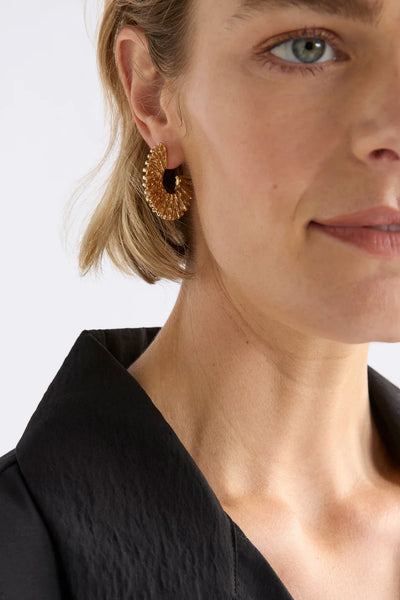 Krusen Hoop Earring - Gold | Elk The Label