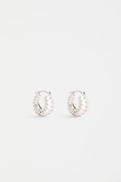Ellin Hoop Earring - Silver | Elk The Label