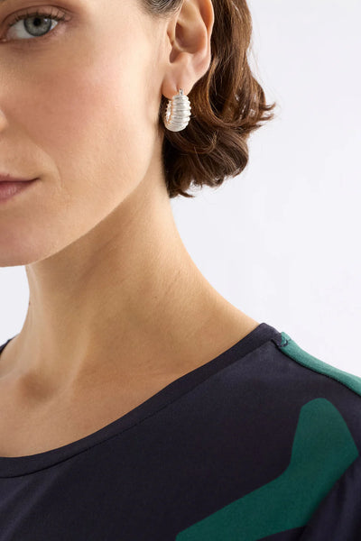 Ellin Hoop Earring - Silver | Elk The Label