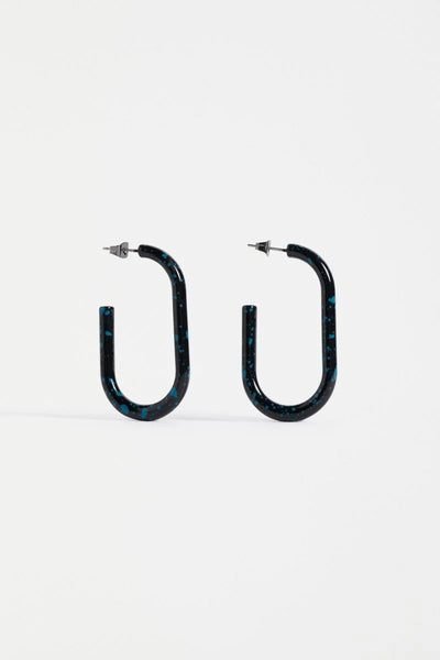 Alsmen Hoop Earring - Black | Elk The Label