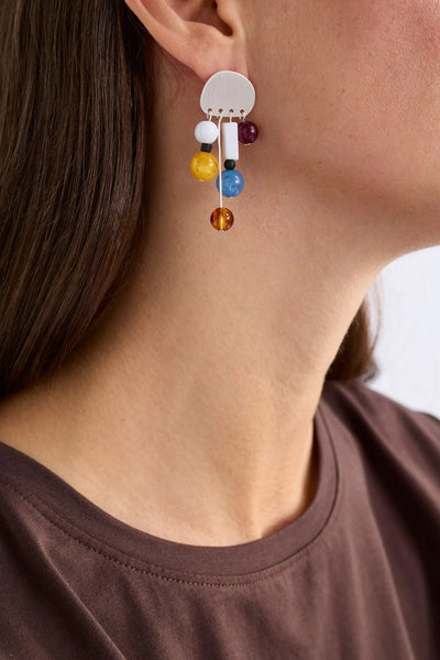 BODAS DROP EARRING - SILVER | Elk The Label