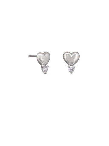 Silver Heart and Crystal E/R | Tiger Tree