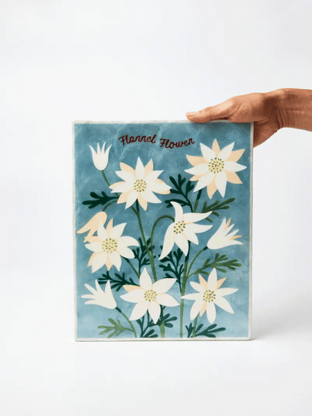 MARKET WALL ART FLANNEL | Jones & Co