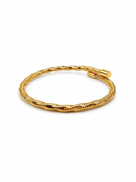 Gold Twisted Wrap Bracelet  | Tiger Tree