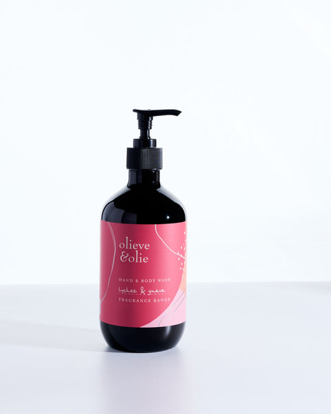 Limited Edition Hand & Body Wash - Lychee & Guava | Olieve & Olie