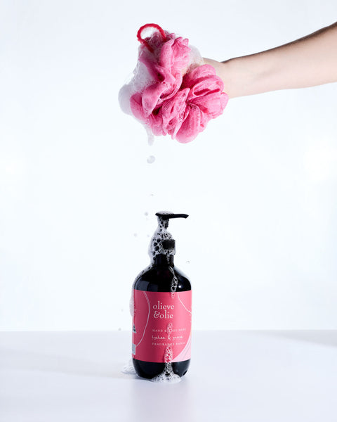 Limited Edition Hand & Body Wash - Lychee & Guava | Olieve & Olie