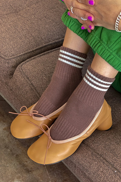 Girlfriend Socks - Mahogany | Le Bon Shoppe