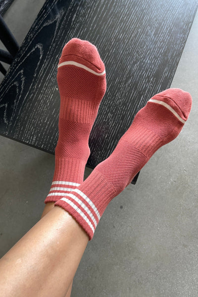 Girlfriend Socks - Terracotta | Le Bon Shoppe