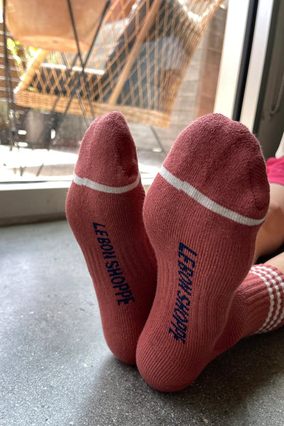 Girlfriend Socks - Terracotta | Le Bon Shoppe