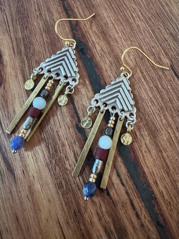Medium Mixed Metal Earring #2 | Farbe Design