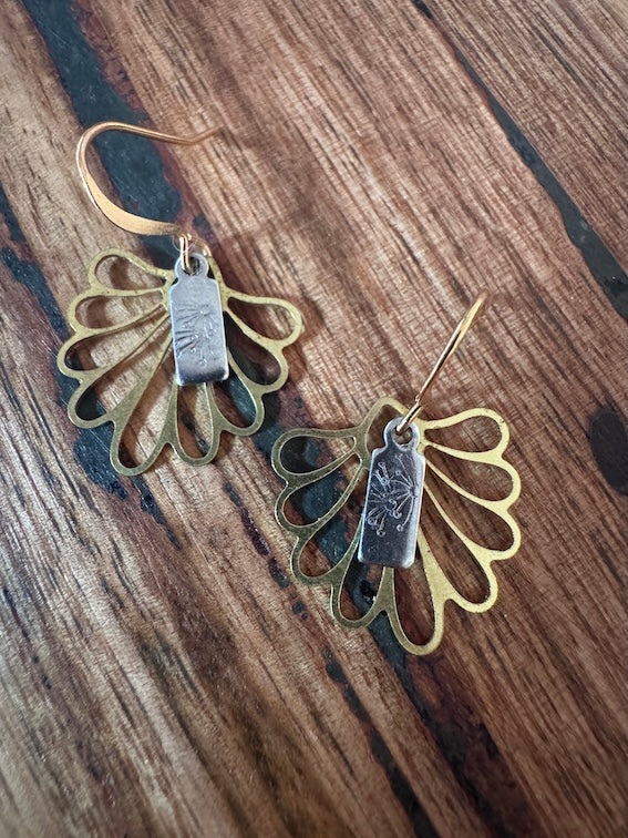 Medium Mixed Metal Earring #9 | Farbe Design
