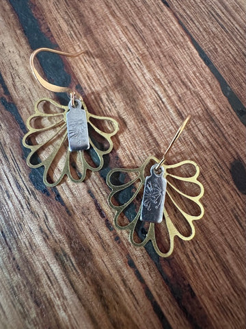 Medium Mixed Metal Earring #9 | Farbe Design