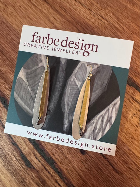 Medium Mixed Metal Earring #12 | Farbe Design