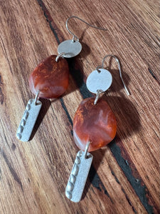 Resin Earring #5 | Farbe Designs
