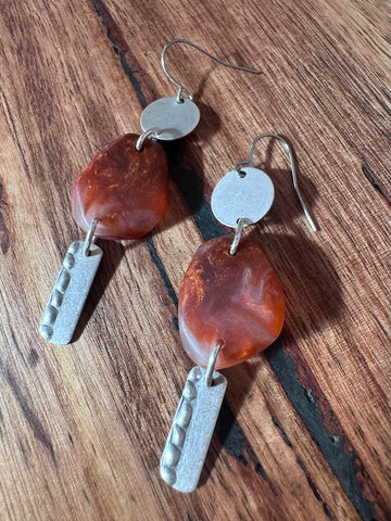 Resin Earring #5 | Farbe Designs